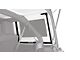 Rhino-Rack Heavy Duty RCL BackBone 2-Bar Roof Rack; Silver (07-18 Jeep Wrangler JK 4-Door w/ Hard Top)