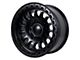 Tremor Wheels 104 Aftershock Satin Black Wheel; 17x8.5 (18-24 Jeep Wrangler JL)