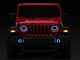 ColorSMART RGB Halo LED Headlights with Fog Lights; Black Housing; Clear Lens (18-24 Jeep Wrangler JL)