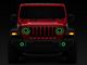 ColorSMART RGB Halo LED Headlights with Fog Lights; Black Housing; Clear Lens (18-24 Jeep Wrangler JL)