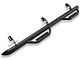 Rough Country Wheel to Wheel Nerf Side Step Bars; Black (18-24 Jeep Wrangler JL 4-Door)