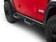 Rough Country Wheel to Wheel Nerf Side Step Bars; Black (18-24 Jeep Wrangler JL 4-Door)