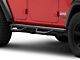 Rough Country Wheel to Wheel Nerf Side Step Bars; Black (18-24 Jeep Wrangler JL 4-Door)