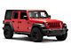 Rough Country Wheel to Wheel Nerf Side Step Bars; Black (18-24 Jeep Wrangler JL 4-Door)