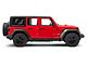 Rough Country Wheel to Wheel Nerf Side Step Bars; Black (18-24 Jeep Wrangler JL 4-Door)