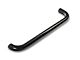 Jeep Licensed by RedRock 3-Inch Round Side Step Bars with Jeep Logo; Semi-Gloss Black (87-06 Jeep Wrangler YJ & TJ, Excluding Unlimited)