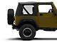 Jeep Licensed by RedRock Double Tubular Rear Bumper with Receiver Hitch and Jeep Logo; Textured Black (87-06 Jeep Wrangler YJ & TJ)