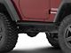 Jeep Licensed by RedRock Enhanced Rubi Rails with Jeep Logo; Textured Black (07-18 Jeep Wrangler JK 2-Door)