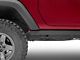 Jeep Licensed by RedRock Rubi Rails with Jeep Logo; Textured Black (07-18 Jeep Wrangler JK 2-Door)