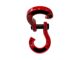 Moose Knuckle Offroad Jowl Split Recovery Shackle 3/4; Flame Red