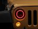 7-Inch RGB Halo LED Headlights; Black Housing; Clear Lens (97-18 Jeep Wrangler TJ & JK)