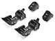 Aluminum Hood Latch Kit; Black (07-24 Jeep Wrangler JK & JL)