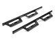 4-Inch Drop Sniper Running Boards; Textured Black (18-24 Jeep Wrangler JL 4-Door)