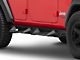 4-Inch Drop Sniper Running Boards; Textured Black (18-24 Jeep Wrangler JL 4-Door)