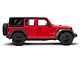 SEC10 Small Rear Window Decal; Gloss Black (18-24 Jeep Wrangler JL)