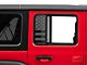 SEC10 Small Rear Window Decal; Frosted (18-24 Jeep Wrangler JL)