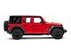 SEC10 Small Rear Window Decal; Red (18-24 Jeep Wrangler JL)