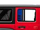 SEC10 Small Rear Window Decal; Blue (18-24 Jeep Wrangler JL)