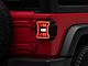 Raxiom LED Tail Lights; Red Housing; Smoked Lens (18-24 Jeep Wrangler JL w/ Factory Halogen Tail Lights & w/o Blind Spot Detection)