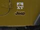 Jeep Licensed by RedRock Side Logo; Matte Black (97-06 Jeep Wrangler TJ)