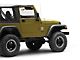 Jeep Licensed by RedRock Side Logo; Matte Black (97-06 Jeep Wrangler TJ)