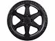 Lock Off-Road Olympus Matte Black with Matte Black Ring Wheel; 17x9; -12mm Offset (20-24 Jeep Gladiator JT)