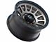 Lock Off-Road Yosemite Matte Grey with Matte Black Ring Wheel; 17x9; 0mm Offset (18-24 Jeep Wrangler JL)