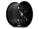 Hardrock Offroad Gunner Gloss Black Wheel; 20x12 (20-24 Jeep Gladiator JT)