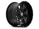 Hardrock Offroad Tank Gloss Black Milled Wheel; 20x12 (20-24 Jeep Gladiator JT)