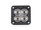 Concept Series 3-Inch Flush Mount Cube LED Pod Lights; Flood Beam (Universal; Some Adaptation May Be Required)