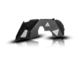 Attica 4x4 Terra Series Inner Fenders; Black Steel (18-24 Jeep Wrangler JL)