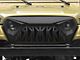 RedRock Shark Grille; Matte Black (97-06 Jeep Wrangler TJ)