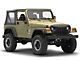 RedRock Shark Grille; Matte Black (97-06 Jeep Wrangler TJ)