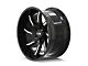 ION Wheels TYPE 151 Gloss Black Milled Wheel; 17x9 (05-10 Jeep Grand Cherokee WK, Excluding SRT8)