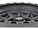 Rough Country 85 Series Simulated Beadlock Gunmetal Gray Wheel; 17x9; -12mm Offset (84-01 Jeep Cherokee XJ)