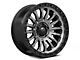 Fuel Wheels Rincon Matte Gunmetal with Black Ring Wheel; 17x9 (18-24 Jeep Wrangler JL)