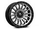 Fuel Wheels Rincon Matte Gunmetal with Black Ring Wheel; 17x9 (18-24 Jeep Wrangler JL)