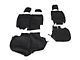 Hybrid Neoprene Front and Rear Seat Covers; Black (18-24 Jeep Wrangler JL 4-Door)