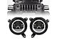 LED Halo Headlight, LED Fog Light, LED Third Brake Light and LED Tail Light Package (18-24 Jeep Wrangler JL w/ Factory Halogen Tail Lights)