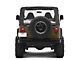 LED Tail Lights; Black Housing; Red Clear Lens (76-06 Jeep CJ7, Wrangler YJ & TJ)