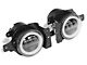 9-Inch LED RGBW Halo Headlights with RGBW Fog Lights; Black Housing; Clear Lens (18-24 Jeep Wrangler JL)