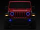 9-Inch LED RGBW Halo Headlights with RGBW Fog Lights; Black Housing; Clear Lens (18-24 Jeep Wrangler JL)