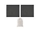 Window Screens; Front and Rear (07-24 Jeep Wrangler JK & JL 4-Door)