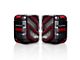 Skyline Elite Tail Lights; Black Housing; Smoked Lens (07-18 Jeep Wrangler JK)