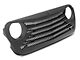 RedRock Tomahawk Grille; Matte Black (18-24 Jeep Wrangler JL)