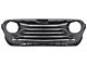 RedRock Tomahawk Grille; Matte Black (18-24 Jeep Wrangler JL)