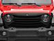 RedRock Tomahawk Grille; Matte Black (18-24 Jeep Wrangler JL)