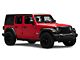 RedRock Tomahawk Grille; Matte Black (18-24 Jeep Wrangler JL)