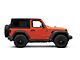 Barricade Tubular Drop Steps; Fine Textured Black (18-24 Jeep Wrangler JL 2-Door)