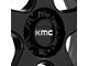 KMC Lobo Matte Black Wheel; 17x9 (07-18 Jeep Wrangler JK)